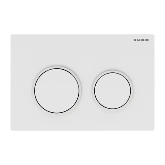Geberit Omega20 Actuation Plate Glossy White