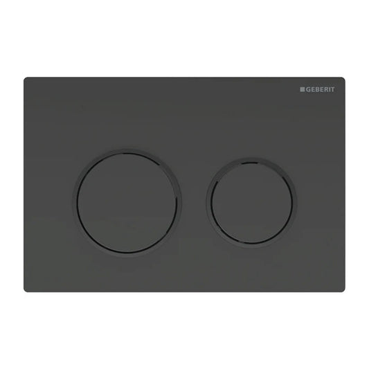 Geberit Omega20 Actuation Plate Glossy Black