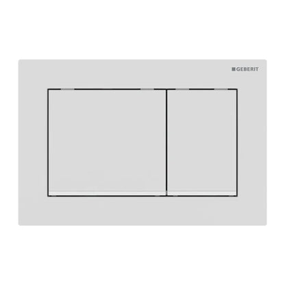 Geberit Omega30 Actuation Plate Matte White