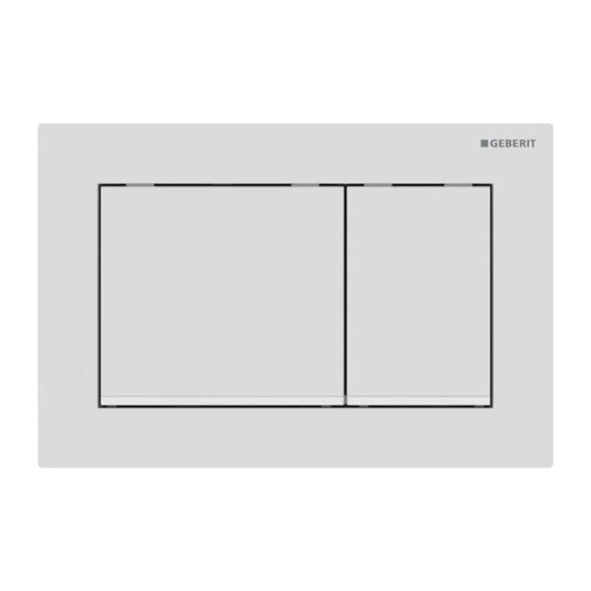 Geberit Omega30 Actuation Plate Matte White