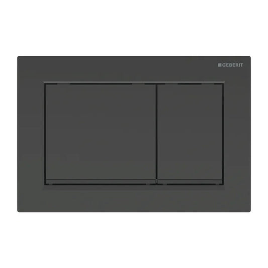 Geberit Omega30 Actuation Plate Glossy Black