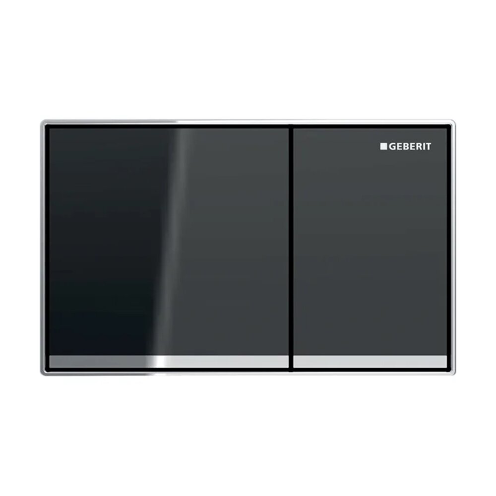 Geberit Omega60 Dark Grey Reflective Flush Plate