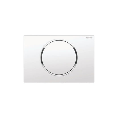Geberit Sigma10 Actuator Plate White/Chrome/White