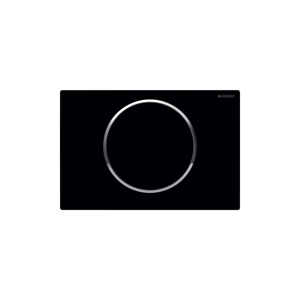 Geberit Sigma10 Black Actuator Plate