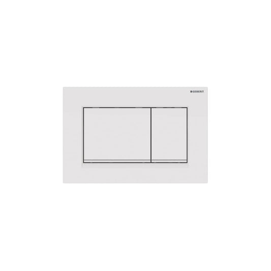 Geberit Sigma30 White Dual Flush Plate