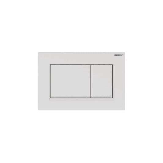Geberit Sigma30 Matte White Actuator Plate