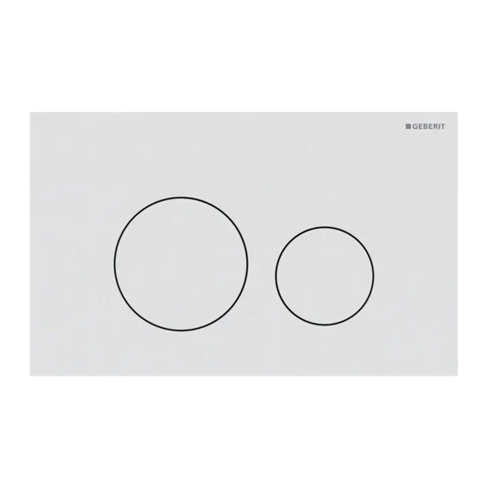 Клапа за действие Geberit Sigma40 Slim бяла матова