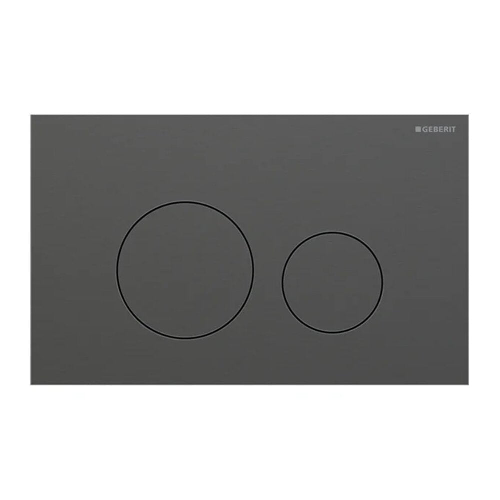 Geberit Sigma40 Slim Chrome-Black Flush Plate