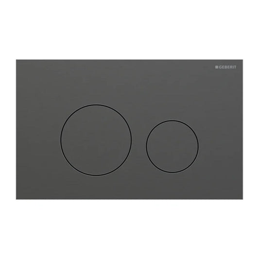 Клапа за действие Geberit Sigma40 Slim хром-черен мат
