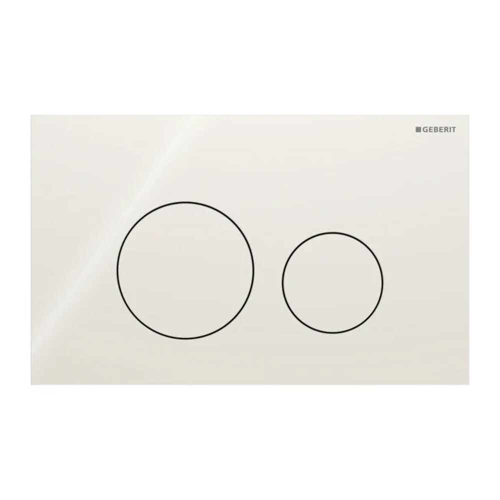 Клапа за управление Geberit Sigma40 Slim сив пясък, лъскаво покритие