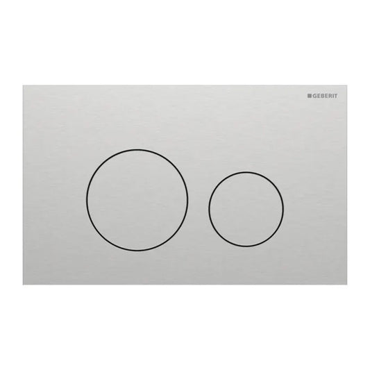 Клапа за управление Geberit Sigma40 Slim с иноксова повърхност, шлифованa