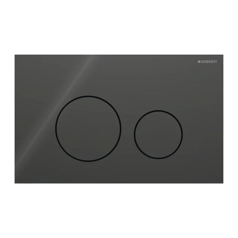 Действие на Geberit Sigma40 Slim черен гланц