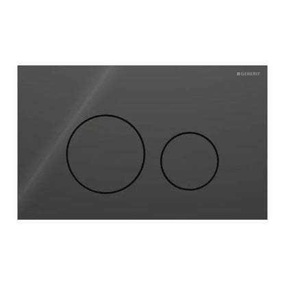 Действие на Geberit Sigma40 Slim черен гланц