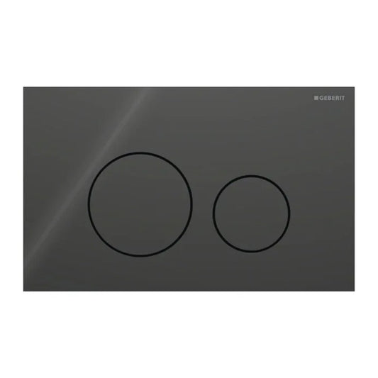 Действие на Geberit Sigma40 Slim черен гланц