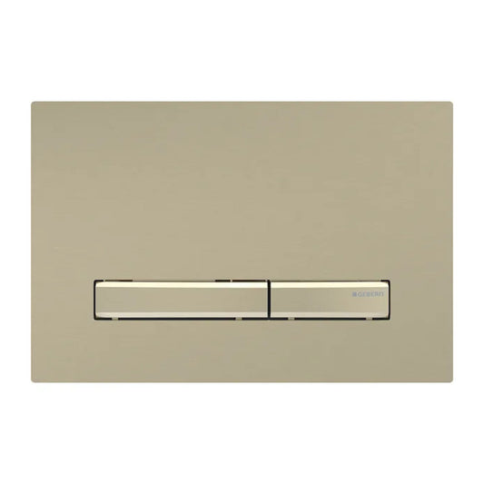 Geberit Sigma50 Actuation Plate Brass Brushed Finish
