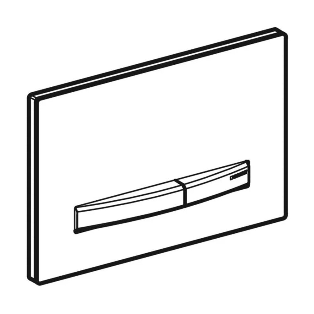 Geberit Sigma50 Dark Grey Chrome Flush Plate