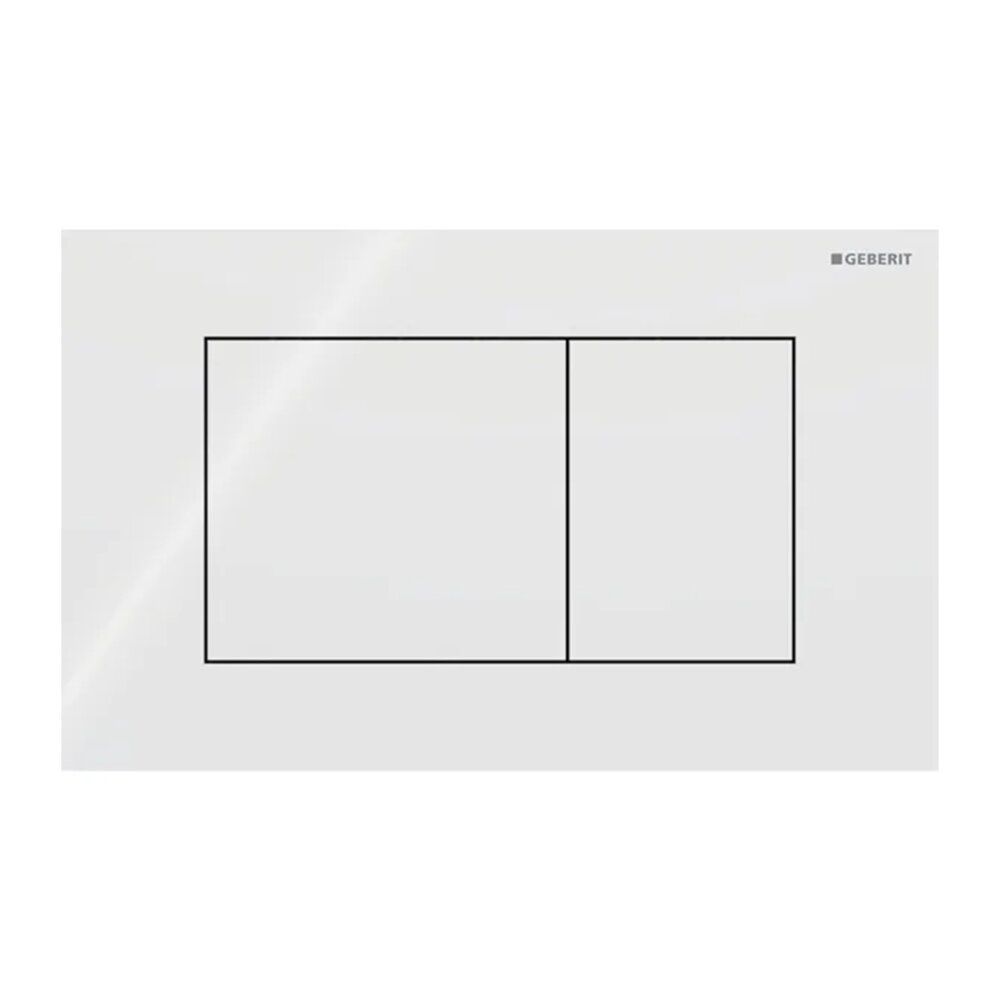 Geberit Sigma40 Slim Flush Plate Glossy White