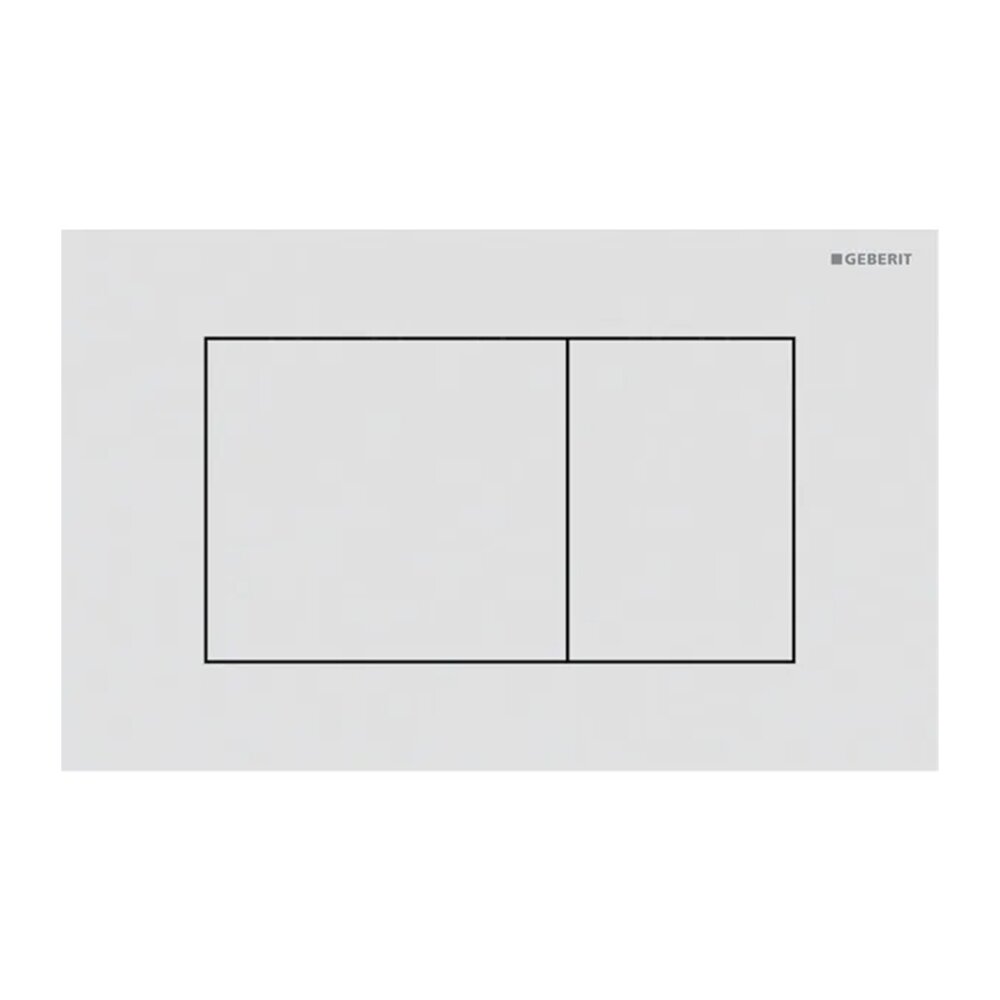 Geberit Sigma40 Slim Flush Plate Matte White