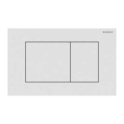 Geberit Sigma40 Slim Flush Plate Matte White