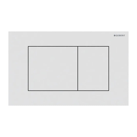 Geberit Sigma40 Slim Flush Plate Matte White