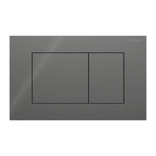 Geberit Sigma40 Slim Flush Plate Glossy Lava