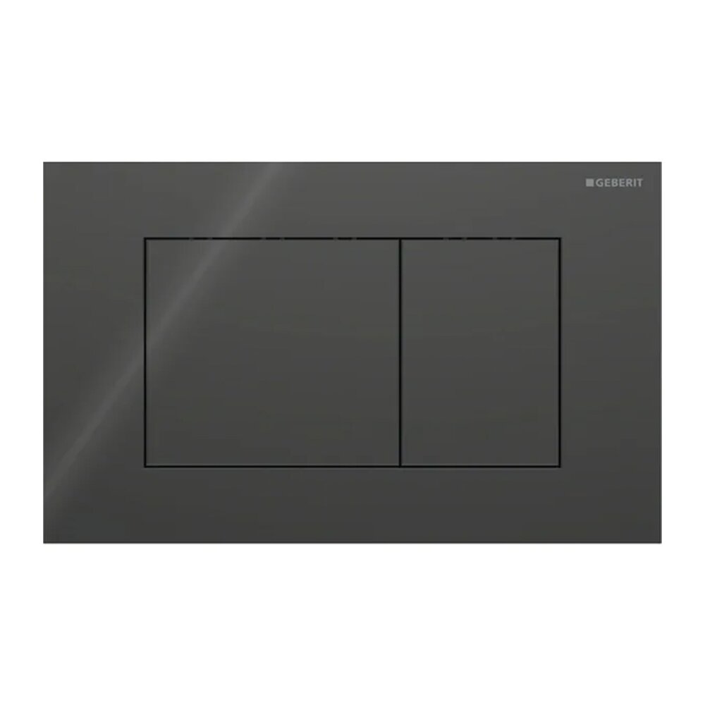 Действие на Geberit Sigma40 Slim черен гланц