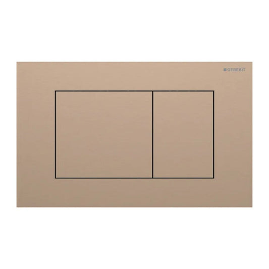 Geberit Sigma40 Slim Flush Plate Brushed Red-Gold