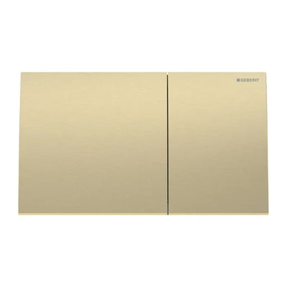Geberit Sigma70 Actuation Plate Brass Brushed Finish