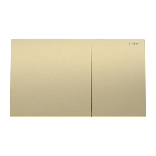 Geberit Sigma70 Actuation Plate Brass Brushed Finish