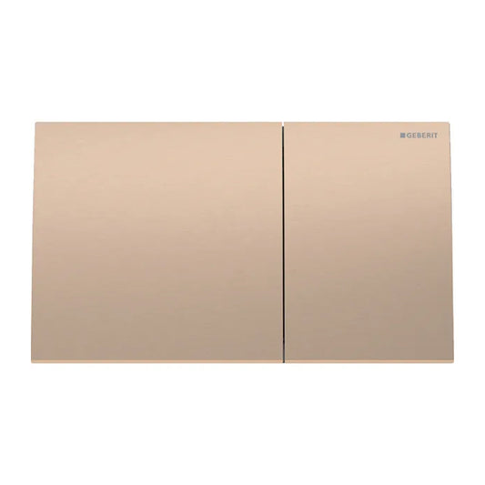 Geberit Sigma70 Actuation Plate Red Gold Brushed Finish