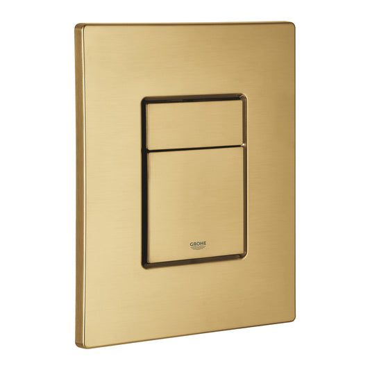 Grohe Skate Cosmopolitan Actuator Plate in Cool Sunrise Brushed Gold