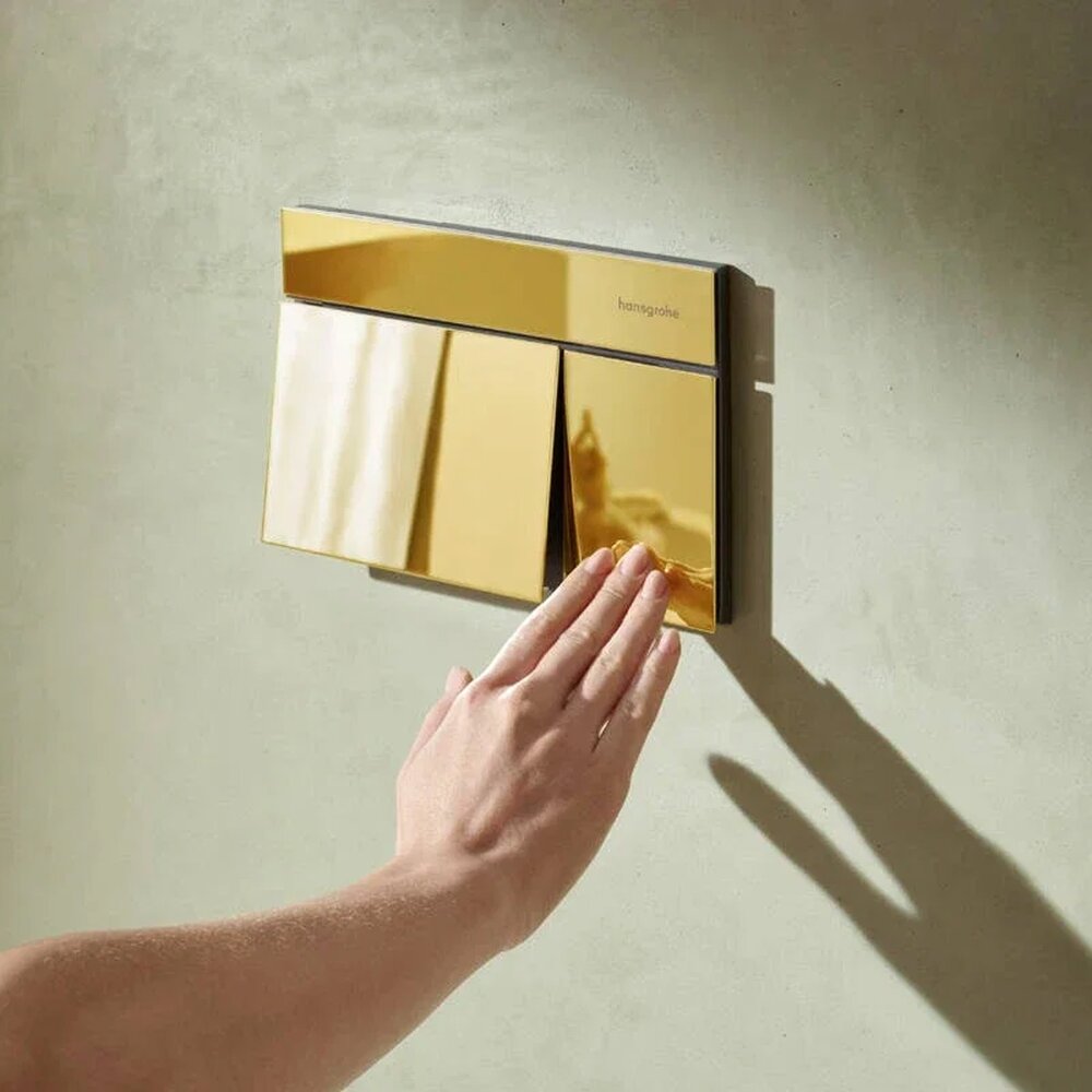 Клапа за действие Hansgrohe iFrame Element E в лъскаво злато