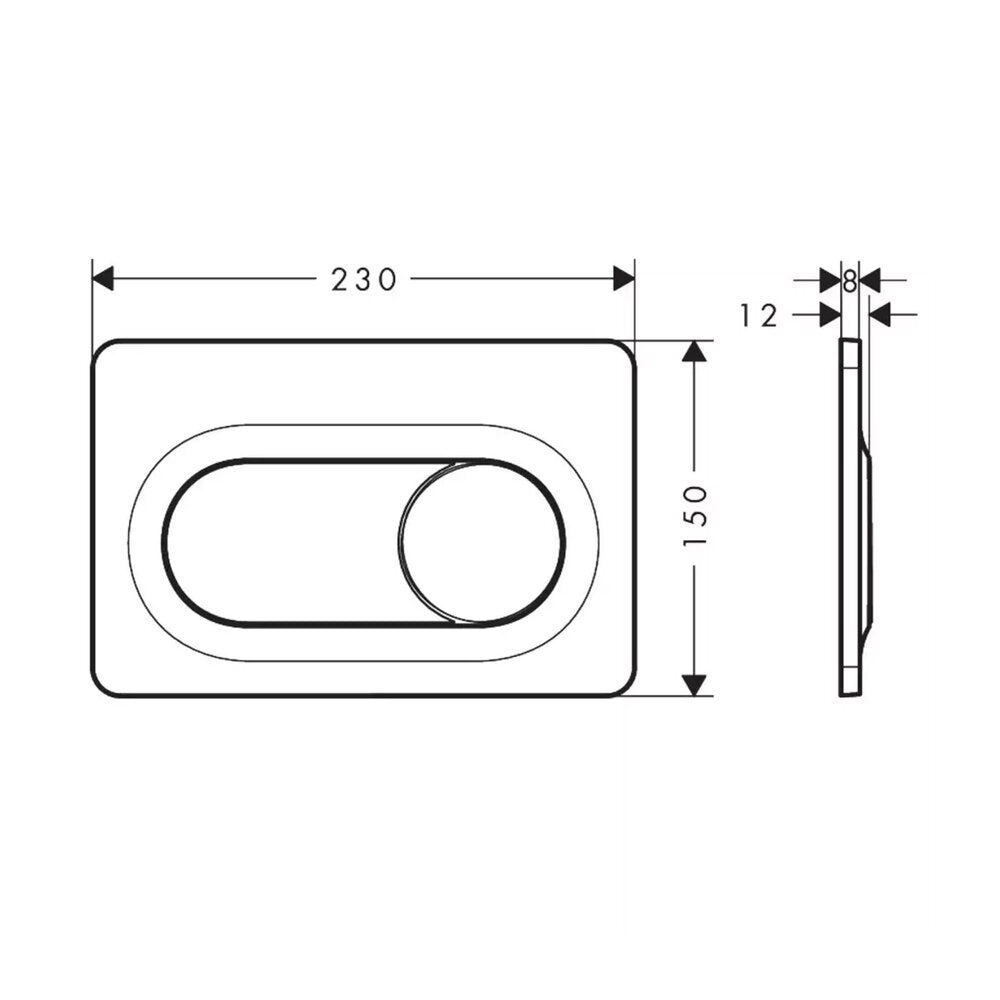 Клапа за управление Hansgrohe iFrame Original S хром гланц