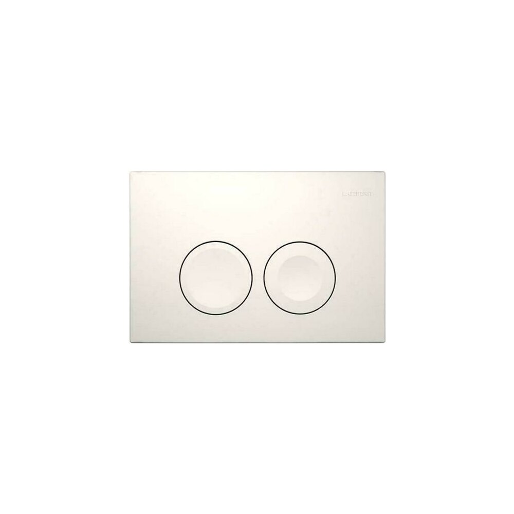 Geberit Delta25 Alpine White Flush Plate