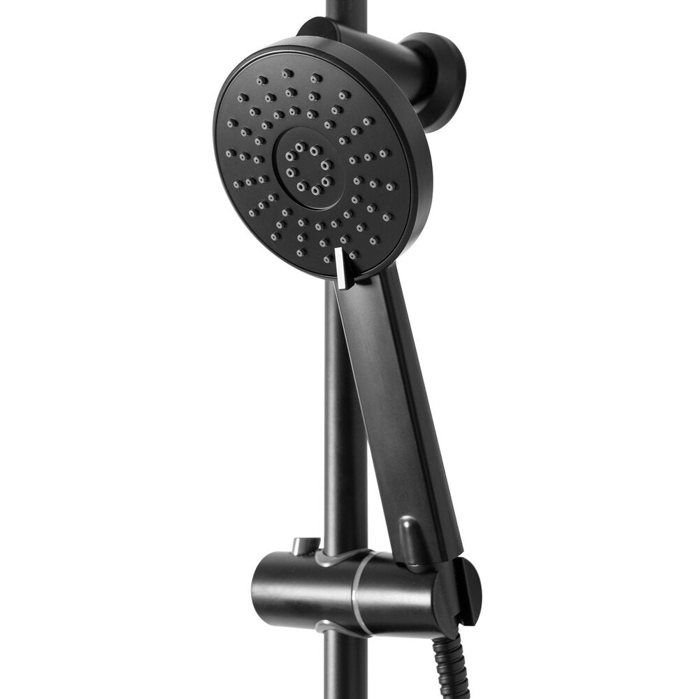 Rea Luis Matte Black Shower Column with Single Lever Mixer