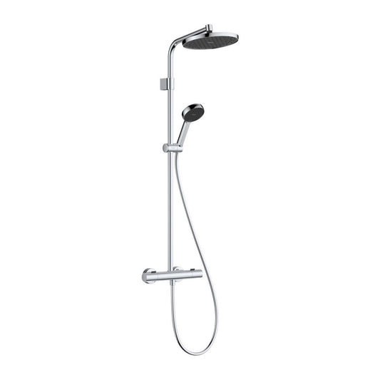 Душ колона с термостатен смесител Hansgrohe Activera S EcoSmart с 2 функции, хром