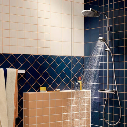 Душ колона с термостатен смесител Hansgrohe Activera S EcoSmart с 2 функции, хром