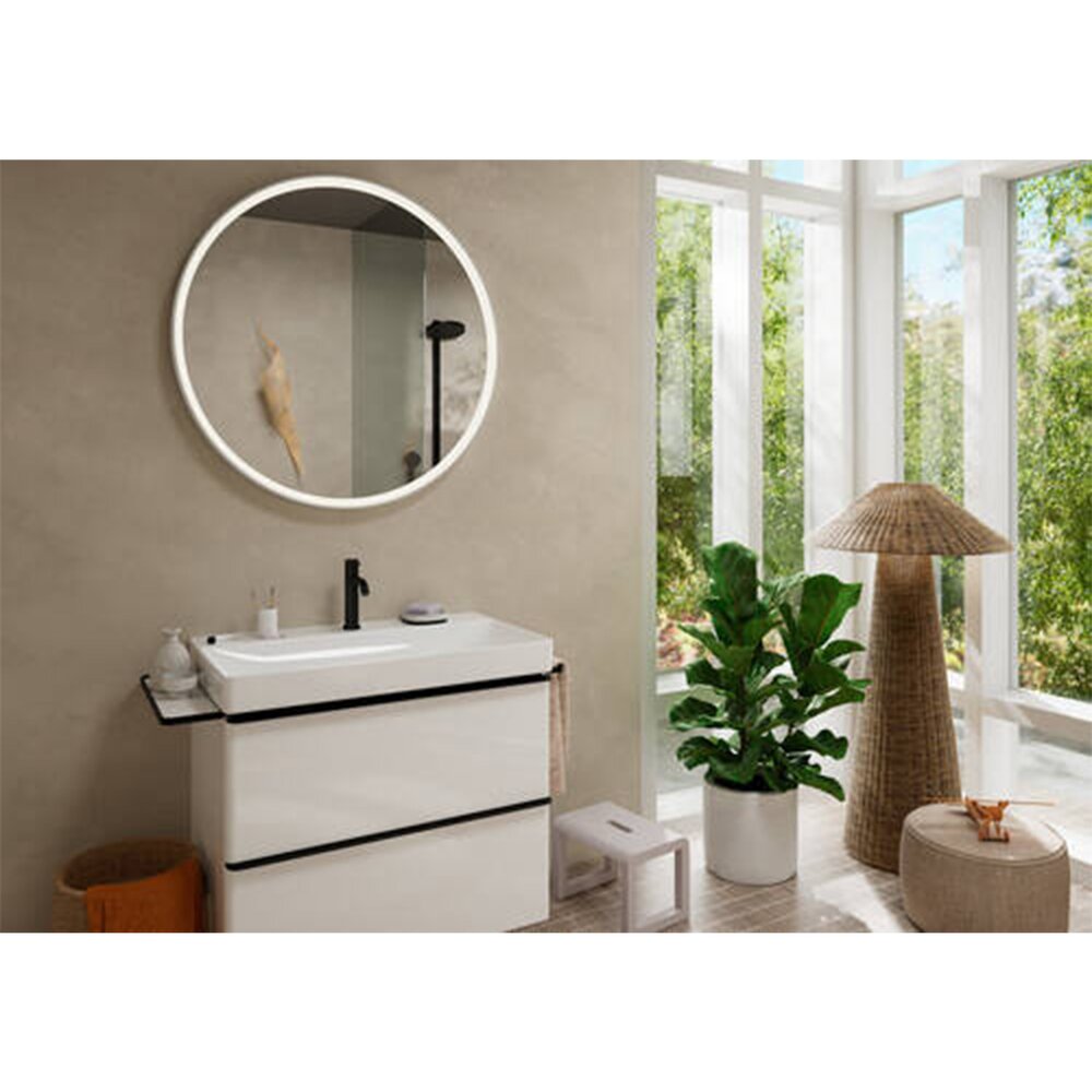 Душ колона с термостатен смесител Hansgrohe Pulsify S 3 типа струя матово черно
