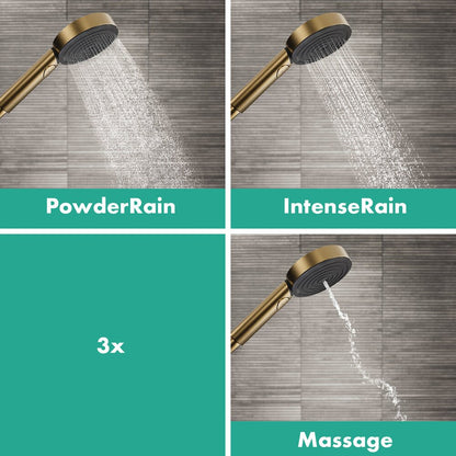 Колона за душ с термостатен смесител Hansgrohe Pulsify S Puro с 3 функции, завършек бронз перлен