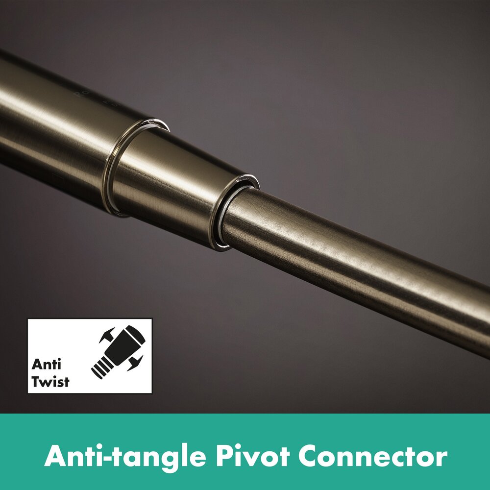 Колона за душ с термостатен смесител Hansgrohe Pulsify S Puro с 3 функции, завършек бронз перлен
