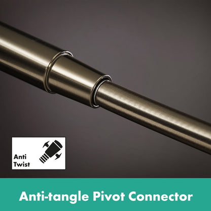 Колона за душ с термостатен смесител Hansgrohe Pulsify S Puro с 3 функции, завършек бронз перлен