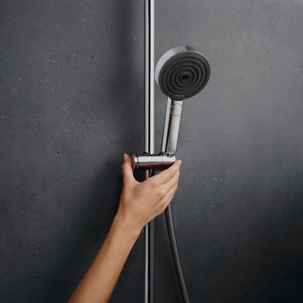 Колона за душ с термостатен смесител Hansgrohe Pulsify S Puro с 3 функции, хром гланц