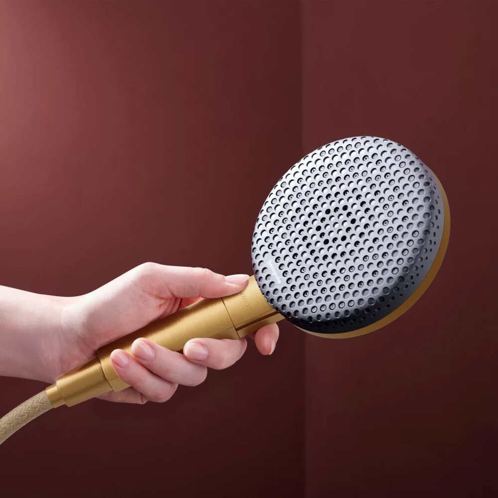 Смесител за душ с термостат Hansgrohe Raindance Alive Q с 3 функции, матово бронзово покритие