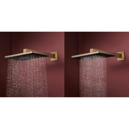 Смесител за душ с термостат Hansgrohe Raindance Alive Q с 3 функции, матово бронзово покритие