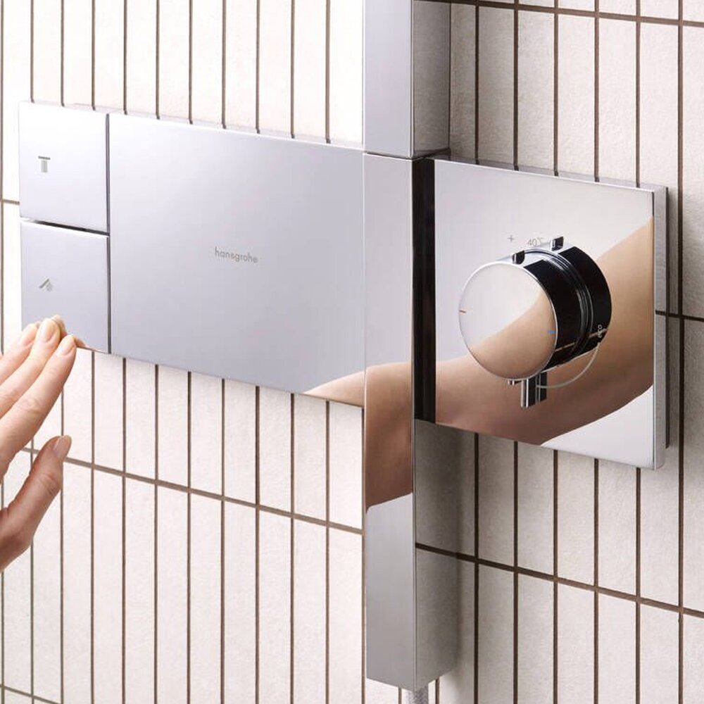 Смесител за душ с термостат Hansgrohe Raindance Alive Q с 3 функции, хром