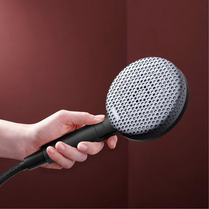 Смесител за душ с термостат Hansgrohe Raindance Alive Q с 3 функции, матово черно покритие