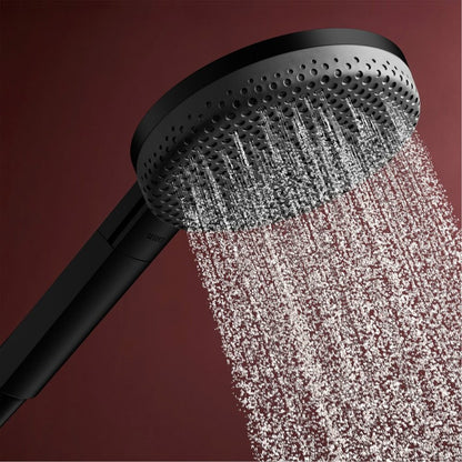 Смесител за душ с термостат Hansgrohe Raindance Alive Q с 3 функции, матово черно покритие