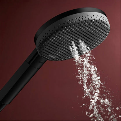 Смесител за душ с термостат Hansgrohe Raindance Alive Q с 3 функции, матово черно покритие