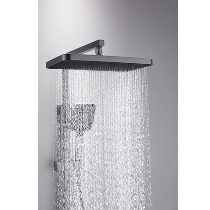 Колона за душ с термостатичен смесител Inter Ceramic Majestic завършек Gun Grey