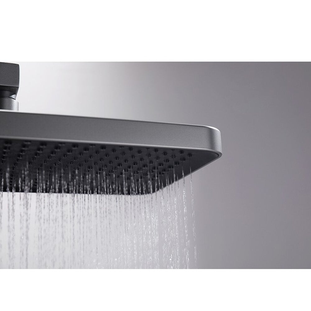 Колона за душ с термостатичен смесител Inter Ceramic Majestic завършек Gun Grey
